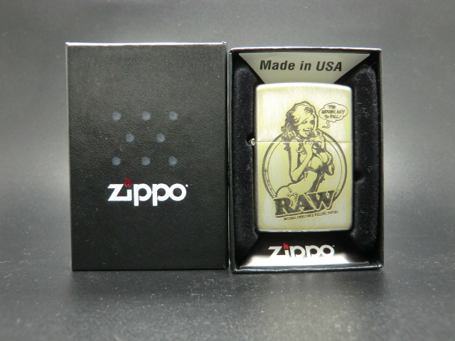 新品　RAW ZIPPO ライター  ロッキンジェリービーン 手巻きタバコ