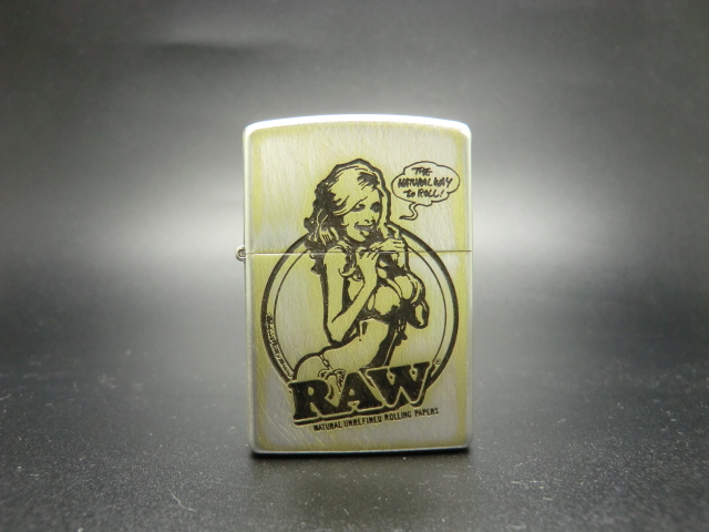 新品　RAW ZIPPO ライター  ロッキンジェリービーン 手巻きタバコ