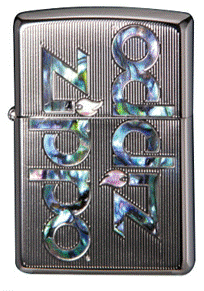 Zippo　プラチナメッキ　２PTK-LOGO