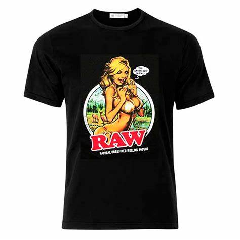RAW　Tシャツ　RAWガール　ブラック　XLサイズ