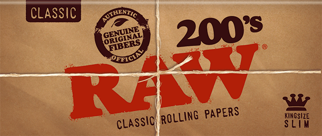 RAW クラシック　キングサイズスリム　200‘ｓ