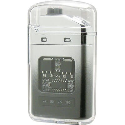 MINI CROSS ARC USBライター　シルバーブラック