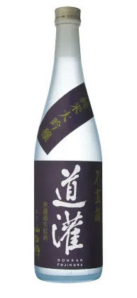 清酒 純米大吟醸 生原酒 無濾過 道灌　720ml