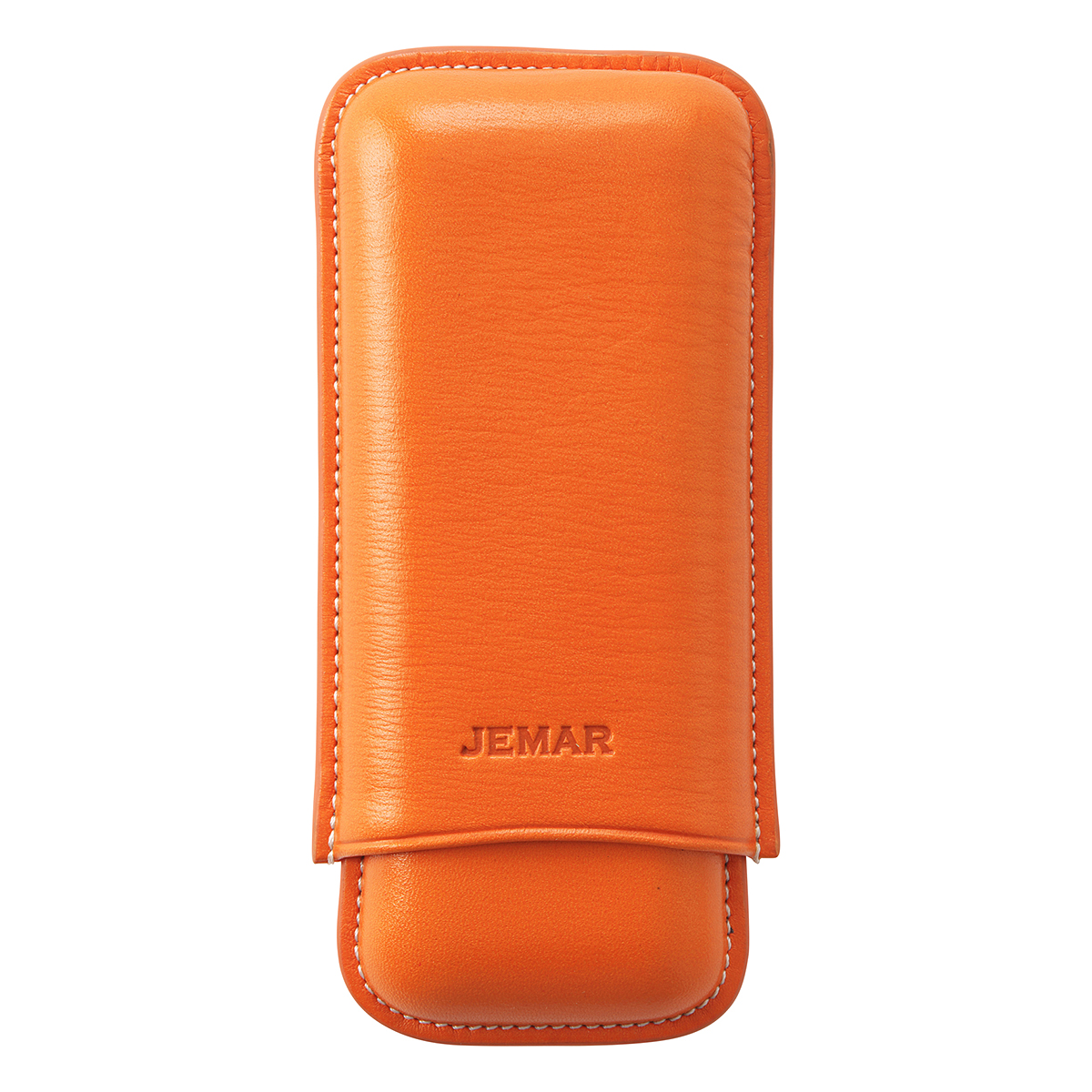 JEMAR　シガーケース2本用　スムースオレンジ