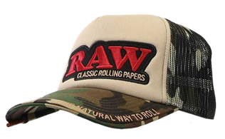 RAW カモフラージュキャップ カモ&タン