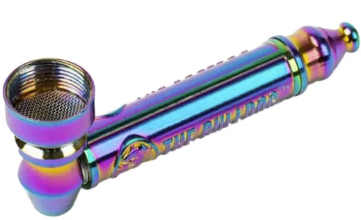 THE BULLDOG エンボスメタルパイプレインボー