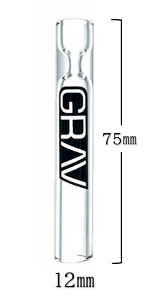 GRAV Clear Taster ガラスワンヒッターパイプ　12㎜