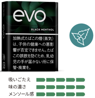 エボ　ブラック・メンソール・プルーム用